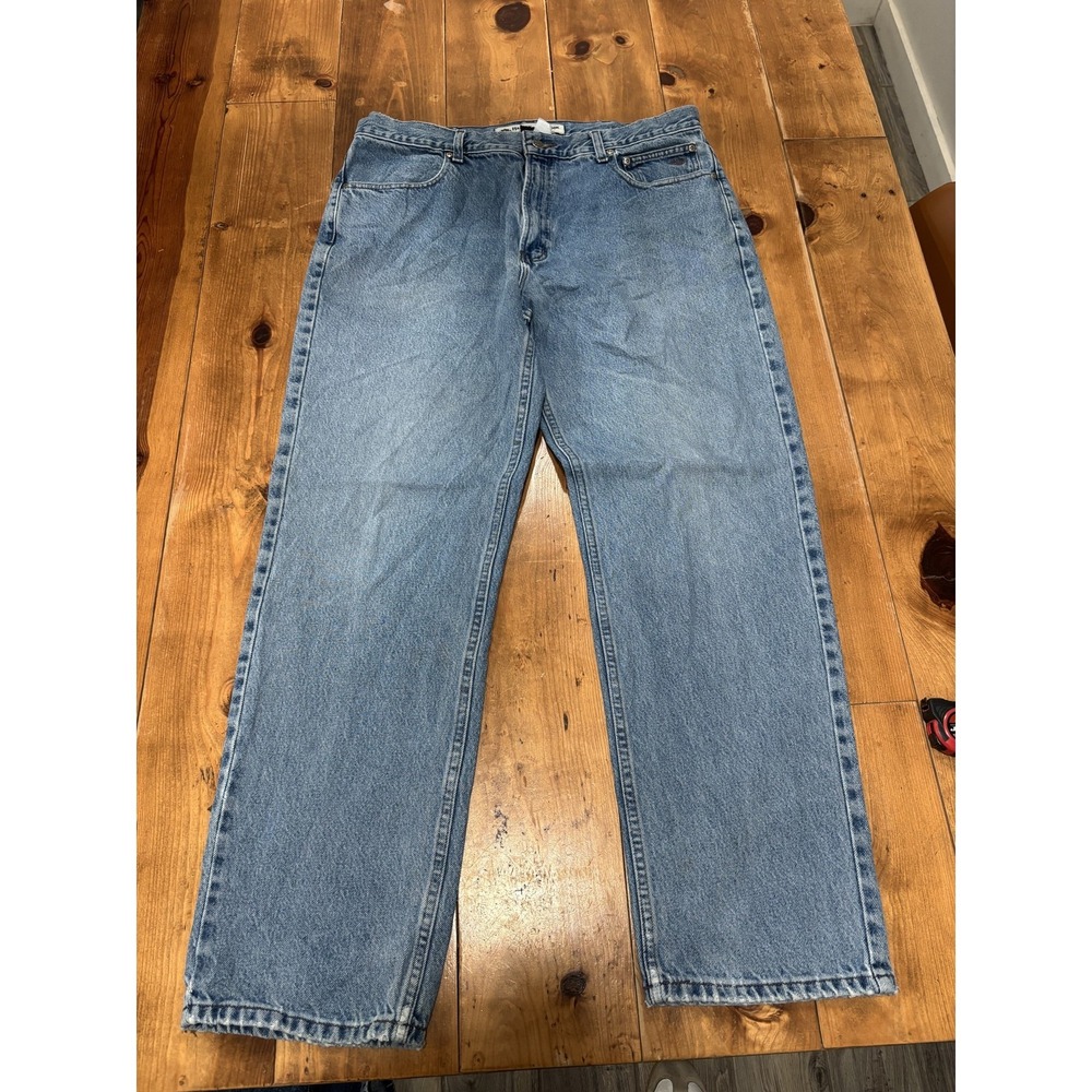 Harley-Davidson Men's Genuine MotorClothes Jeans Size 38x32 Light Wash Blue